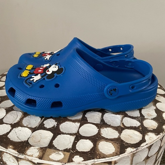 CROCS Shoes - Disney Parks Crocs Mickey & Friends Cobalt Blue Clogs Adult M7/W9